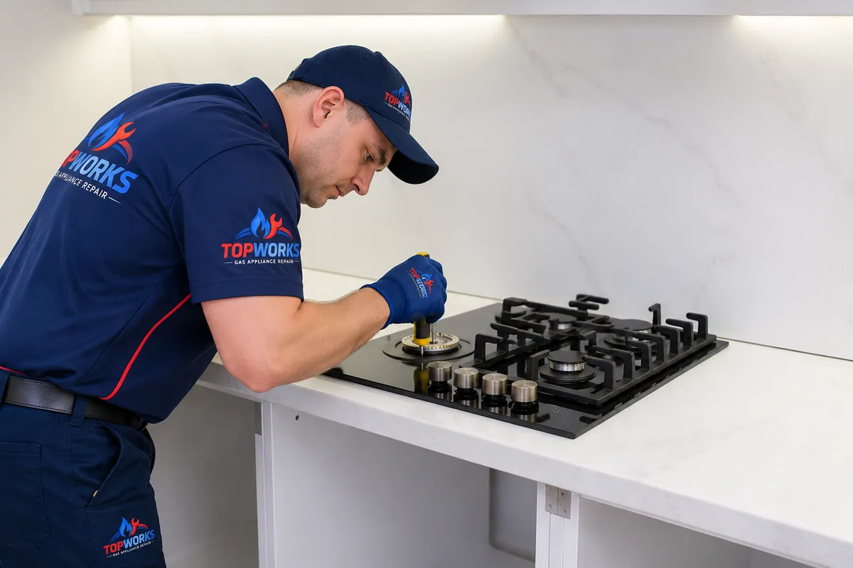 Gas Stove Repairs service by Topworks